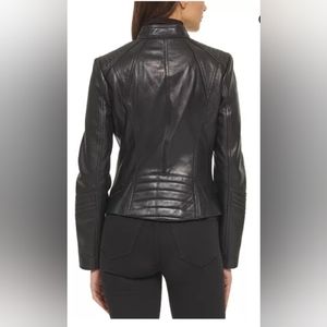 Guess faux quilted leather jacket